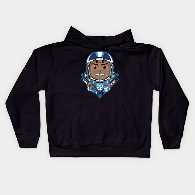 Derrick Henry Kids Hoodie by Mudahan Muncul 2022